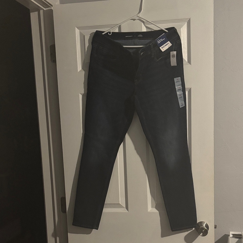 Old Navy Women's Dark Blue Skinny Jeans